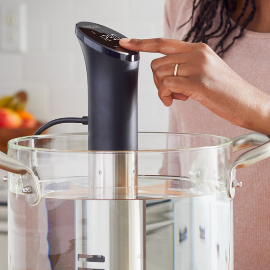 anova precision kookplaat in een glazen pot