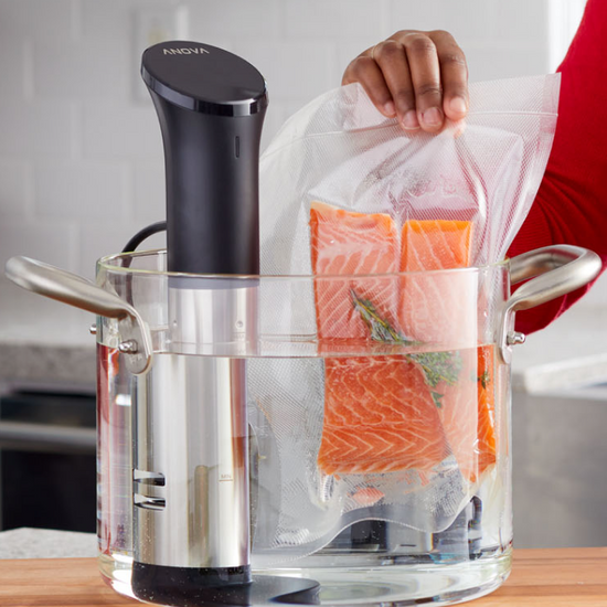 anova precision cooker en sous vide zalm pot drop